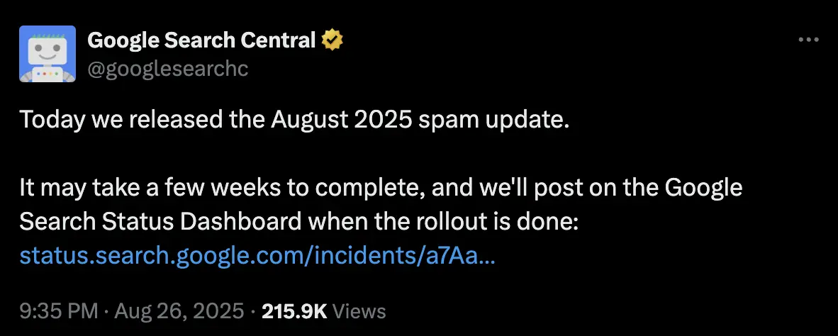 Google Search Central Update
